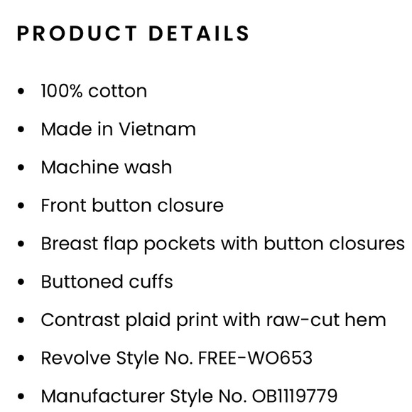 Free People Anneli Plaid Shirt Jacket in Spanish Olive - Picture 6 of 6